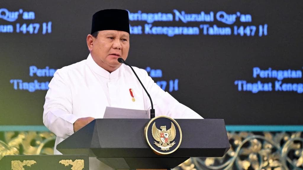 Di Balik Peringatan Nuzulul Qur'an, Prabowo Bicara Soal Tantangan Global yang Mengintai Indonesia